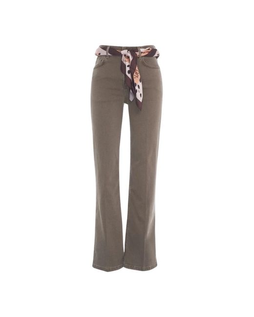 Liu Jo Gray Flare Jeans