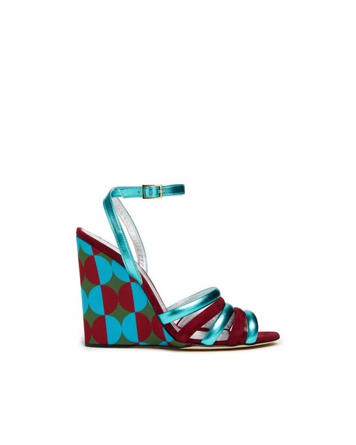 Wedges LaDoubleJ en coloris Blue
