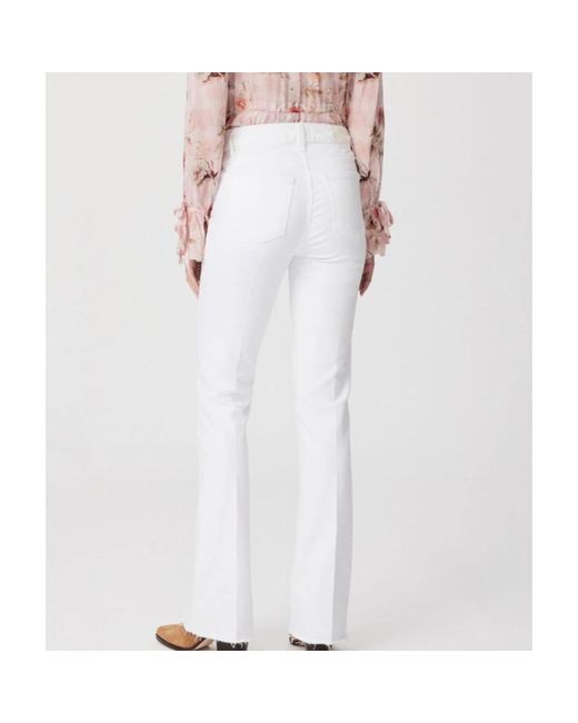 Jeans > boot-cut jeans PAIGE en coloris White