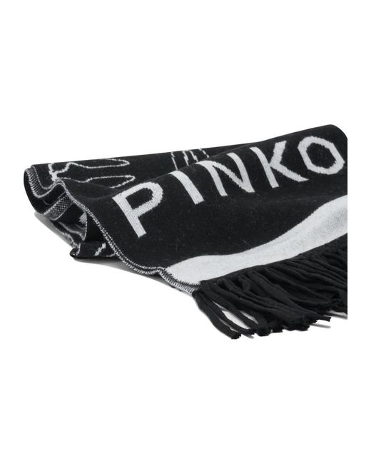 Pinko Black Winter Scarves