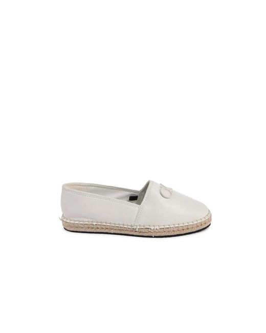 Calvin Klein White Espadrilles