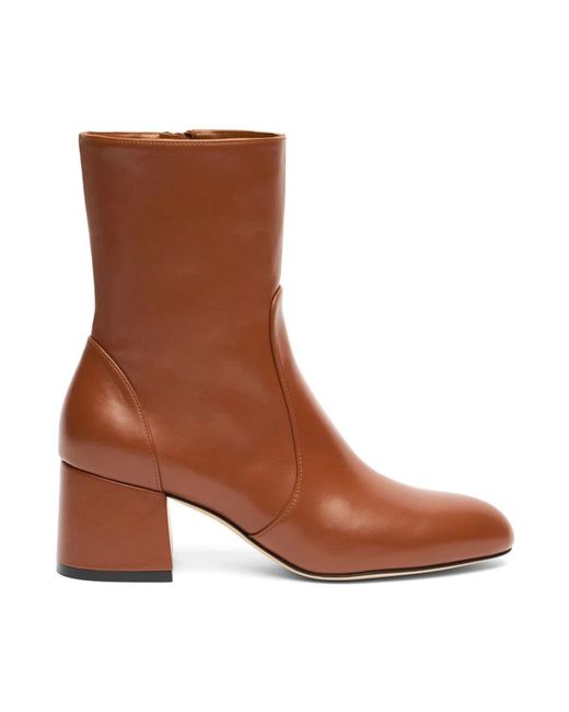 Stuart Weitzman Brown Heeled Boots