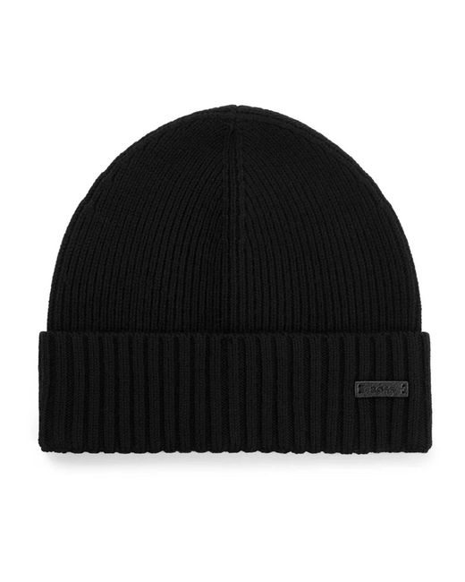 Boss Black Beanies for men