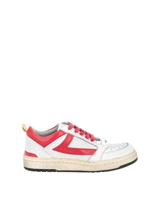 Sneaker starlight de cuero blanco y rojo HTC de color Pink