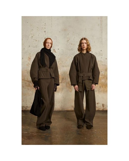 Cortana Brown Wide Trousers