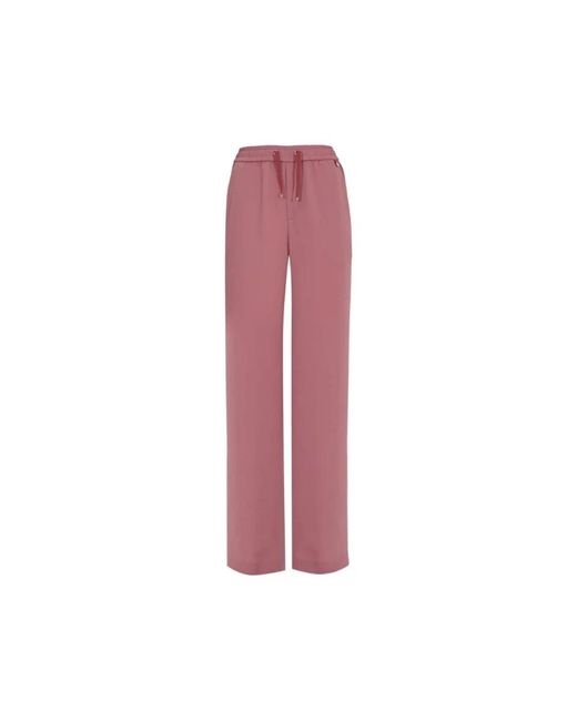 Herno Broeken ,Roze ,Polyester Straight Broeken in het Pink