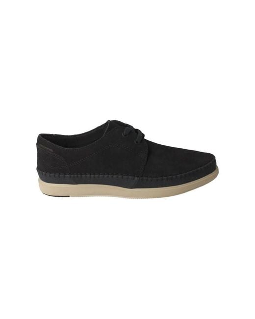 Clarks E Bratton Herren-Schnürschuhe in Black für Herren