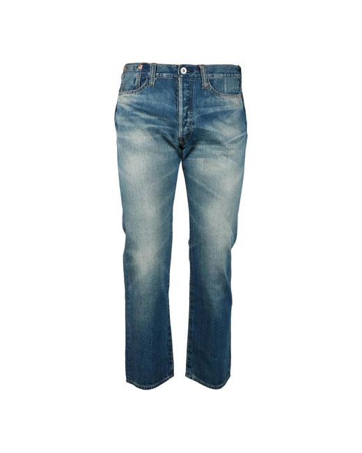 Junya Watanabe Blue Straight Jeans for men