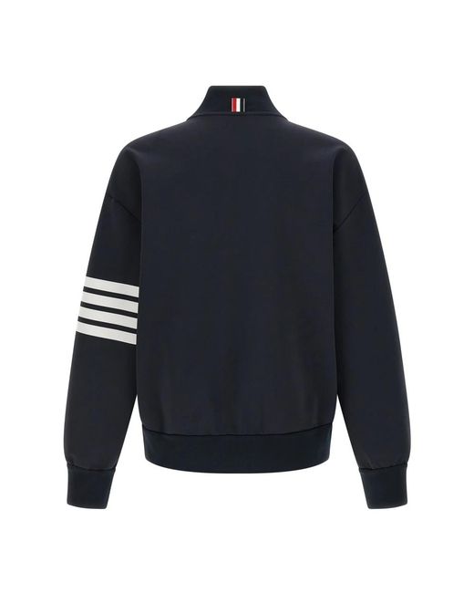 Thom Browne Blue Bomber Jackets for men