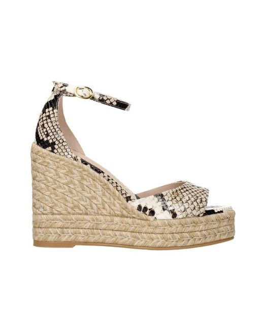 Wedges Stuart Weitzman de color Metallic