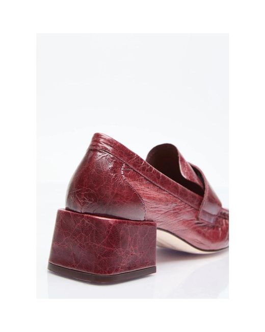 Miista Red Loafers