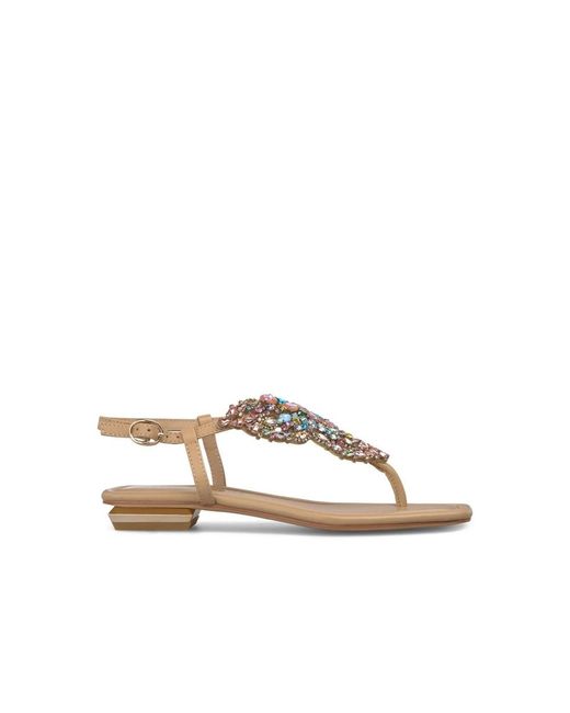 Alma En Pena. Brown Flat Sandals