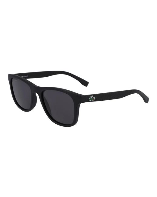Lacoste L884s sonnenbrille, schwarz/grau, größe 53/19/145 in Black für Herren