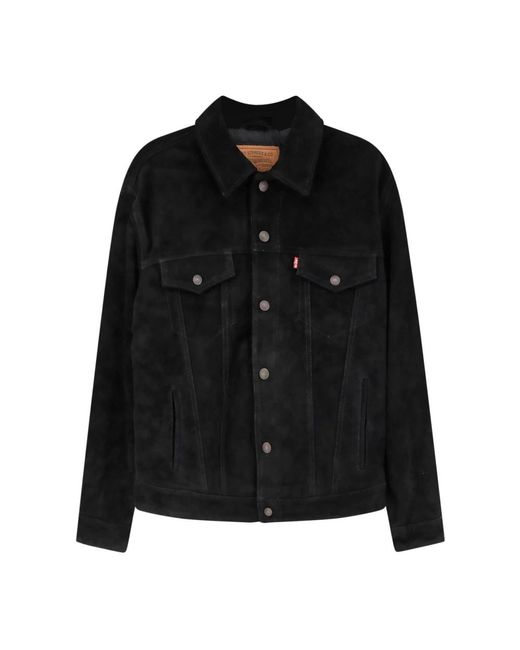 Light Jackets di Levi's in Black da Uomo