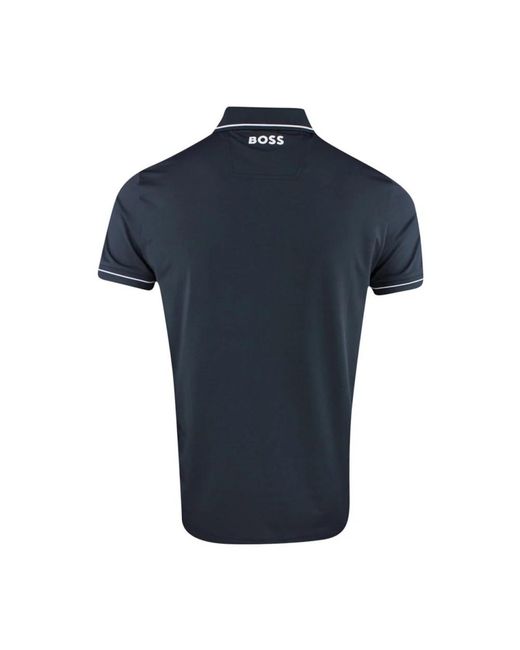 HUGO Blauwe Polo in het Blue voor heren