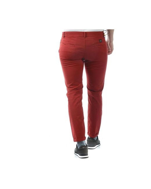 Daniele Alessandrini Red Chinos for men