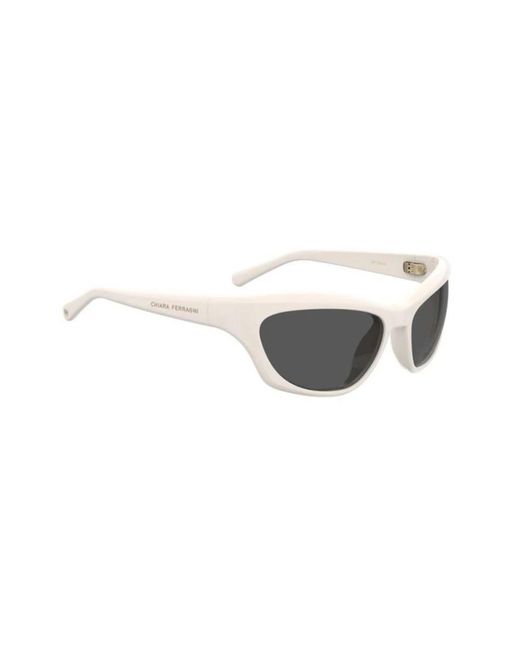 Chiara Ferragni Gray Sunglasses