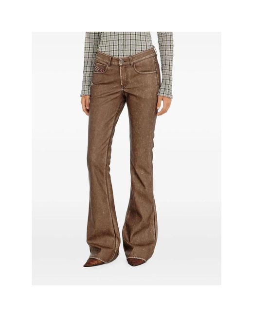DIESEL Brown Flare Jeans