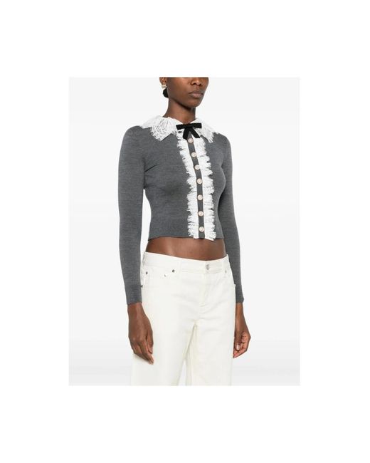 Cardigans Self-Portrait de color Gray