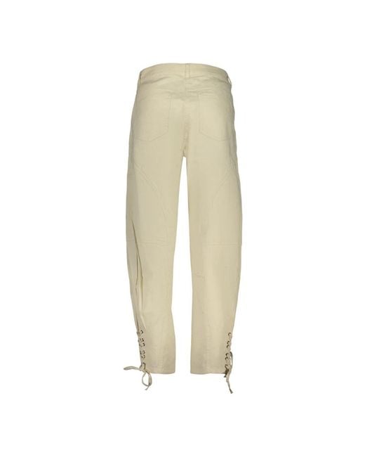 Desigual Natural Straight Trousers