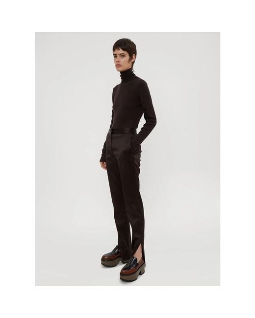 Olivier Theyskens Black Slim-Fit Trousers