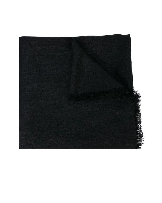 Brunello Cucinelli Black Winter Scarves