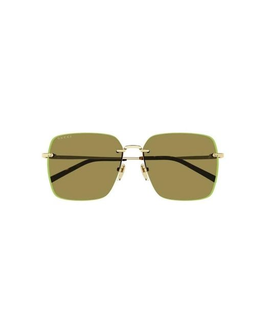 Gucci Green Sunglasses