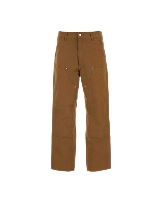 Straight Trousers di Carhartt in Brown da Uomo