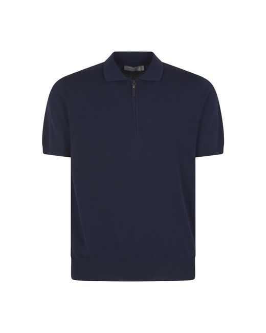 Canali Blue Polo Shirts for men