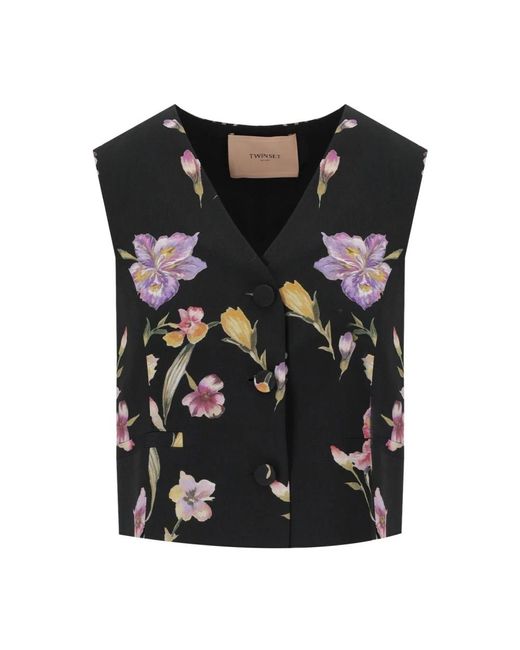 Vests Twinset en coloris Black