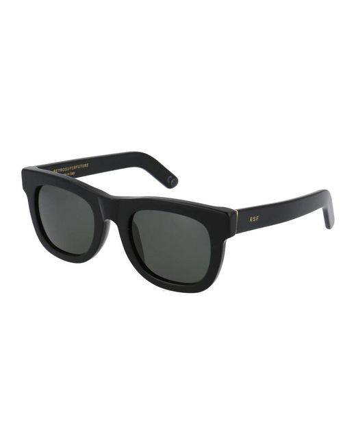 Retrosuperfuture Black Sunglasses