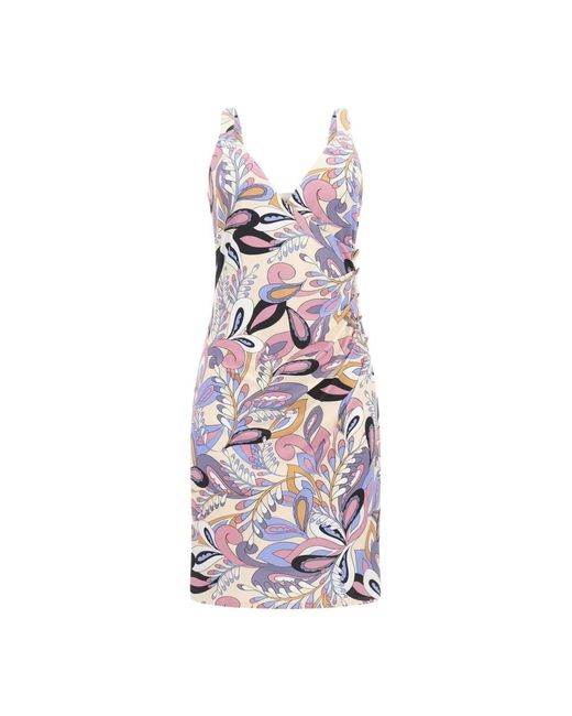 Marciano Purple Wrap Dresses