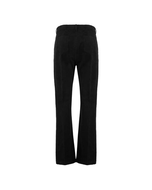 Rick Owens Black Slim-Fit Trousers for men