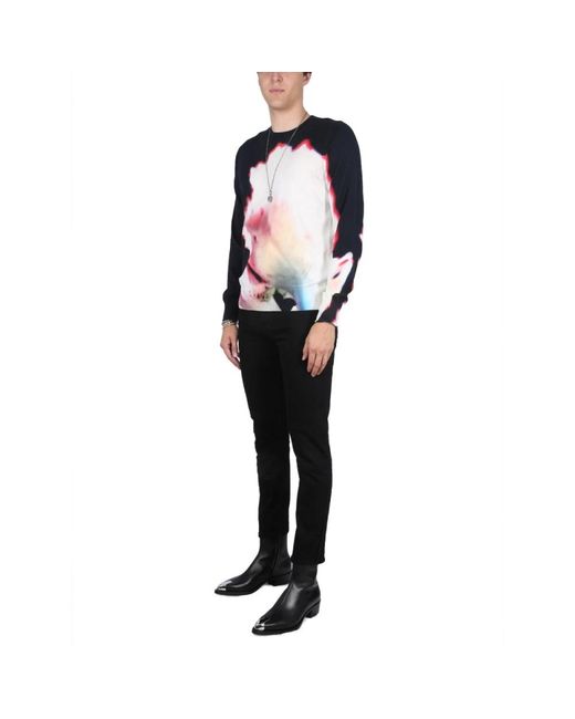 McQueen Black Slim Fit Jeans for men