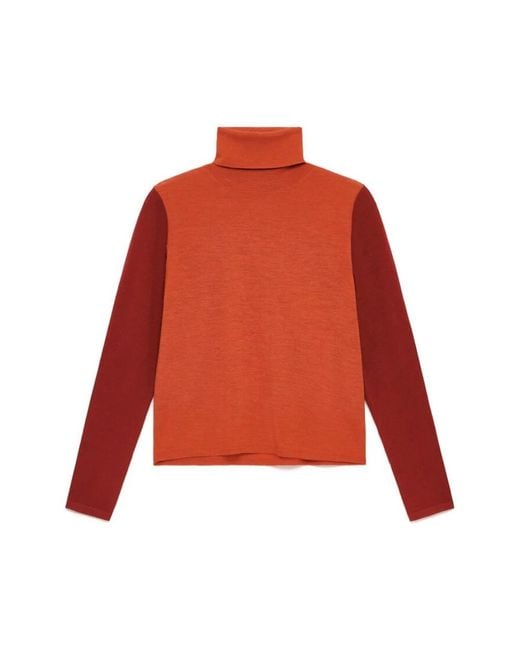 Maliparmi Red Turtlenecks