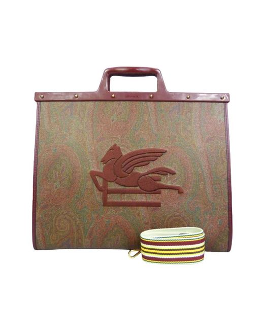 Tote Bags di Etro in Metallic