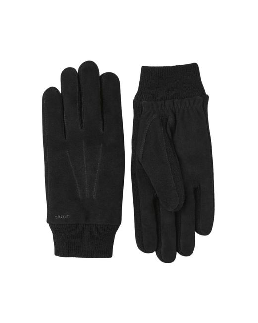 Gloves Hestra en coloris Black