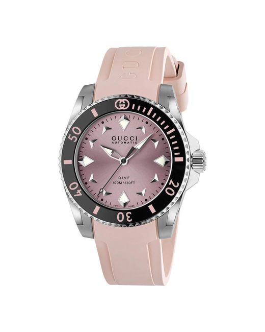 Gucci Pink Dive 36Mm Uhr