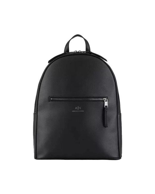 Armani Exchange Black Backpacks for men