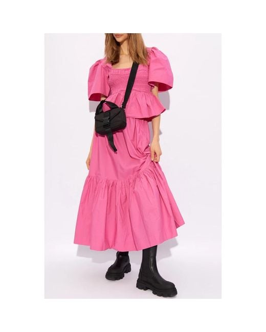 Ganni Pink Maxi Skirts