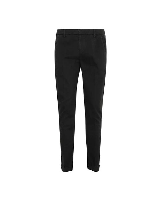 Dondup Black Chinos for men