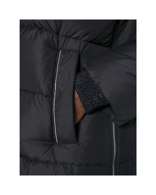 Peserico Black Winter Jackets