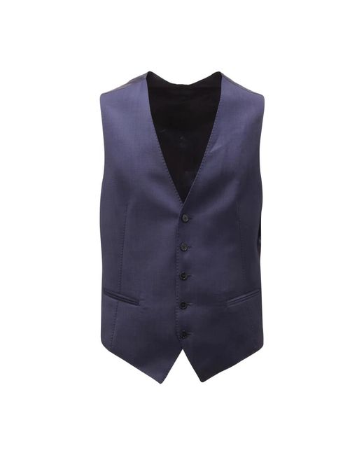 Tagliatore Kostuums ,Blauw ,Wol 1678Av Wollen Vest E in het Blue voor heren