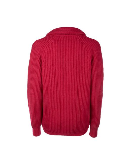 Laneus Red Cardigans for men