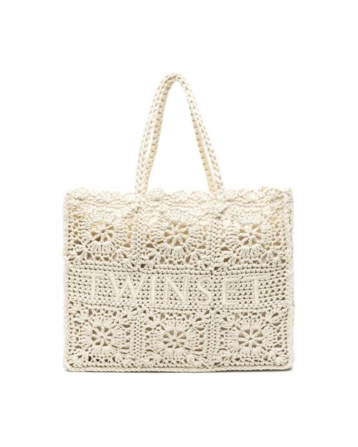 Tote Bags di Twinset in Metallic