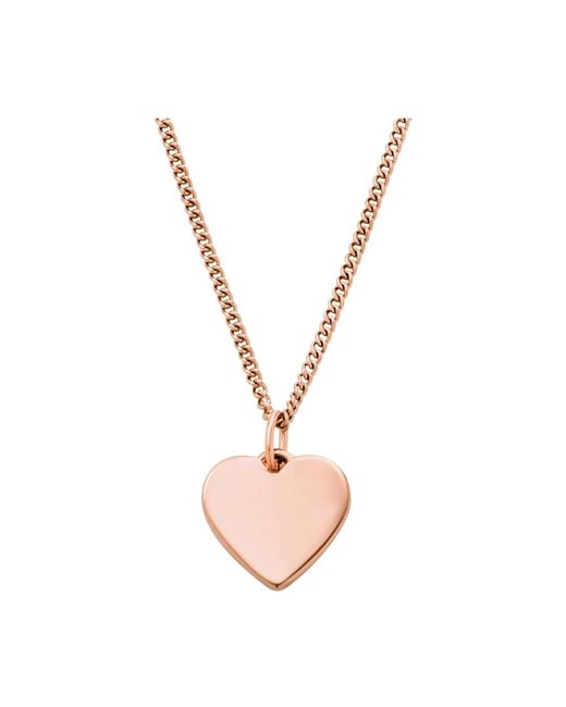 Necklaces di Fossil in Metallic