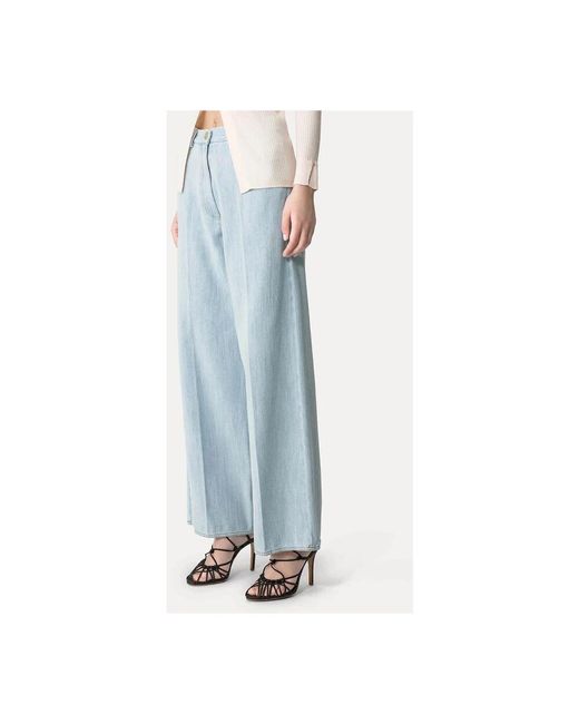 Wide Jeans di Forte Forte in Blue