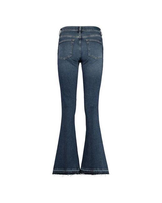 Boot-Cut Jeans di 7 For All Mankind in Blue