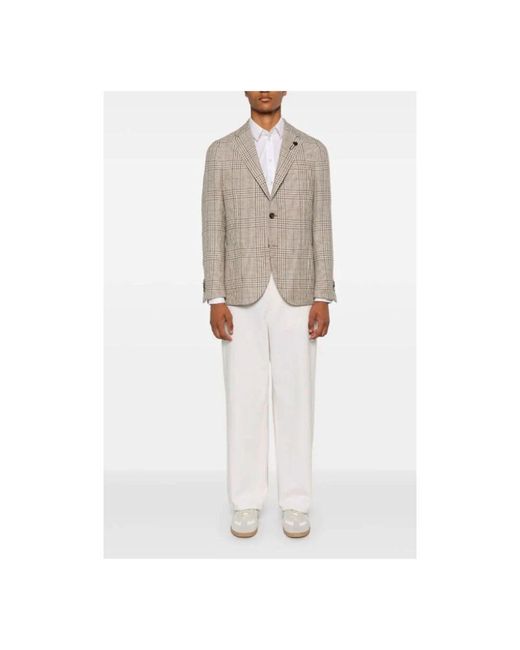 Blazers di Lardini in Gray da Uomo