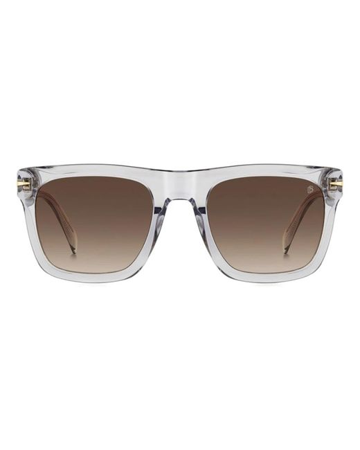 David Beckham Gray Sunglasses